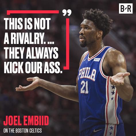 Joel embiid this is not a rivalry
